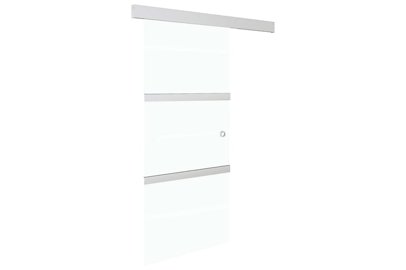 Skyvedør med myke dørstopper ESG-glass & aluminium 76x205 cm - Hus & oppussing - Bygg - Dører & Porter - Skyvedører