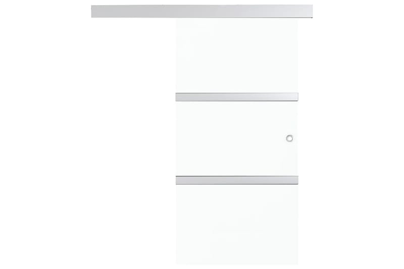 Skyvedør med myke dørstopper ESG-glass & aluminium 76x205 cm - Hus & oppussing - Bygg - Dører & Porter - Skyvedører