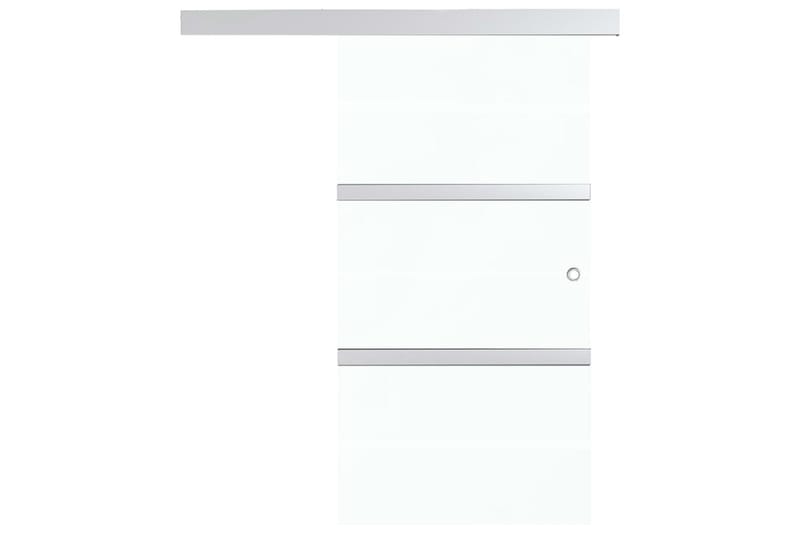 Skyvedør med myke dørstopper ESG-glass & aluminium 90x205 cm - Hus & oppussing - Bygg - Dører & Porter - Skyvedører