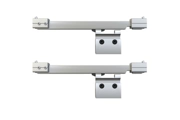 Skyvedør med myke dørstopper ESG-glass & aluminium 90x205 cm - Hus & oppussing - Bygg - Dører & Porter - Skyvedører