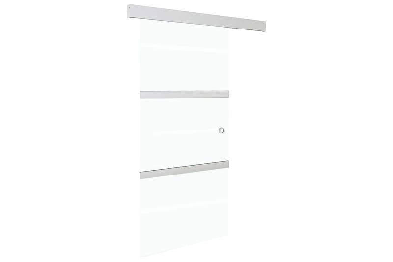 Skyvedør med myke dørstopper ESG-glass & aluminium 90x205 cm - Hus & oppussing - Bygg - Dører & Porter - Skyvedører