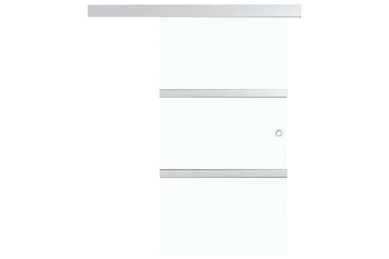Skyvedør med myke dørstopper ESG-glass & aluminium 90x205 cm - Hus & oppussing - Bygg - Dører & Porter - Skyvedører