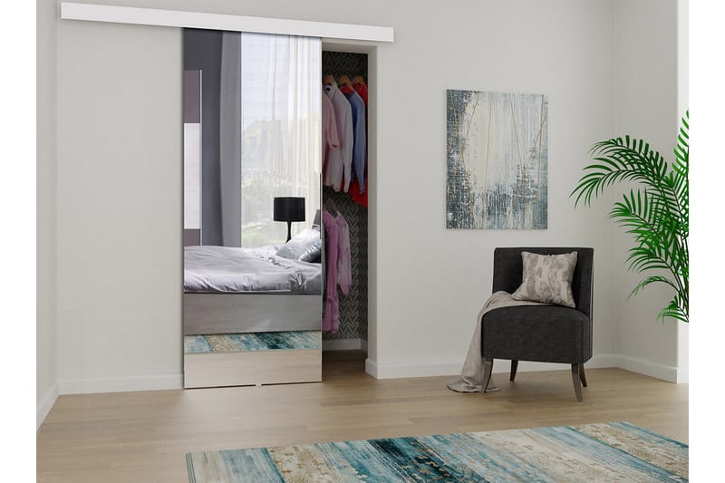 Alata Dør 204x86x205 cm - Hus & oppussing - Bygg - Dører & Porter - Skyvedører - Innvendig skyvedør