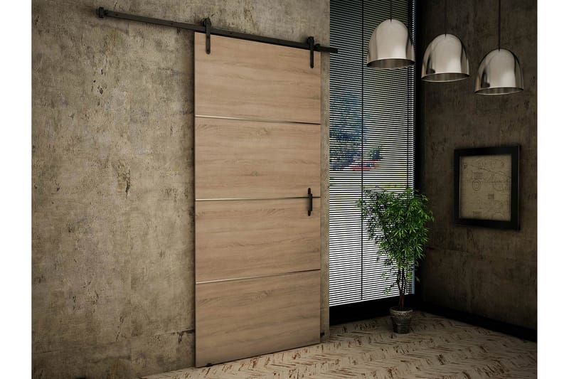 Retro Dør 200x96x219 cm - Hus & oppussing - Bygg - Dører & Porter - Skyvedører