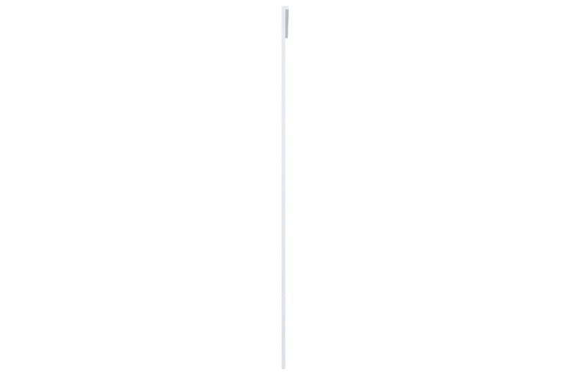 Skyvedør ESG-glass og aluminium 90x205 cm hvit - Hvit - Hus & oppussing - Bygg - Dører & Porter - Skyvedører