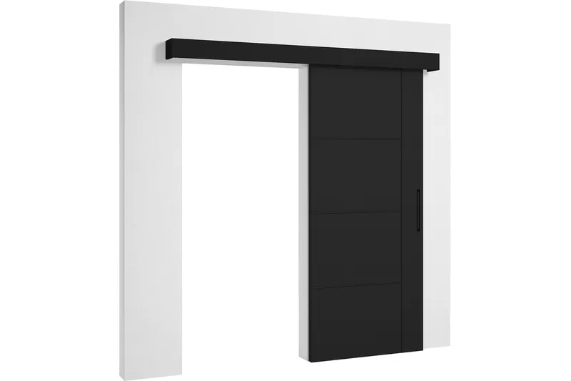 Takeya Skyvedør 96,5x205 cm, Svart