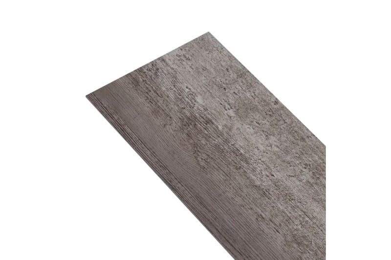 PVC gulvplanker 4,46 m² 3 mm selvklebende stripet tre - Treheller & trefliser balkong - Vinylgulv & plastgulv - Gulvplater & plastplater