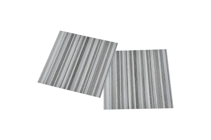 Selvklebende gulvplanker 55 stk PVC 5,11 m² lysegrå - Grå - Hus & oppussing - Bygg - Gulv, vegg & tak - Gulv - Gulvplater & plastplater