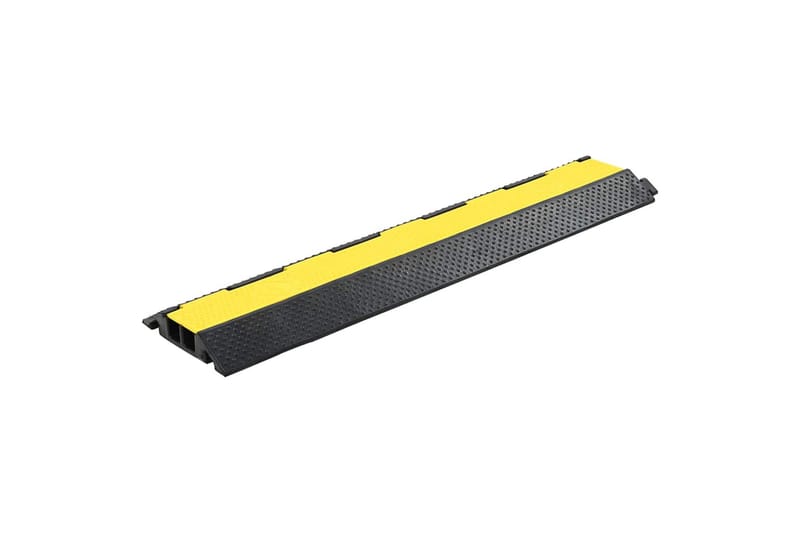 Kabelbeskytter 4 stk 2 kanaler gummi 101,5 cm - Hus & oppussing - Bygg - Gulv, vegg & tak - Gulv