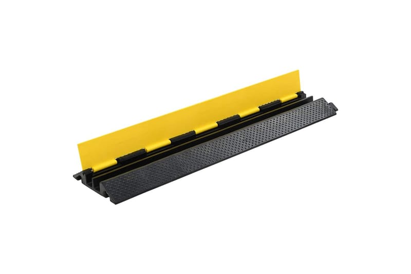 Kabelbeskytter 4 stk 2 kanaler gummi 101,5 cm - Hus & oppussing - Bygg - Gulv, vegg & tak - Gulv