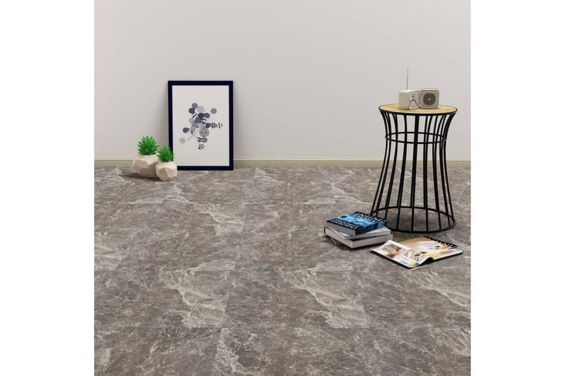 Selvklebende gulvplanker 20 stk PVC 1,86 m² svart marmor - Svart - Hus & oppussing - Bygg - Gulv, vegg & tak - Gulv - Laminatgulv