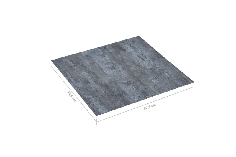 Selvklebende gulvplanker 20 stk PVC 1,86 m² grå marmor - Grå - Laminatgulv kjøkken - Laminatgulv
