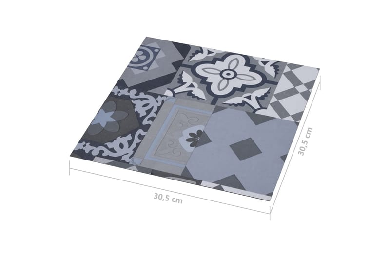 Selvklebende gulvplanker 20 stk PVC 1,86 m² farget mønster - Flerfarget - Hus & oppussing - Bygg - Gulv, vegg & tak - Gulv - Laminatgulv