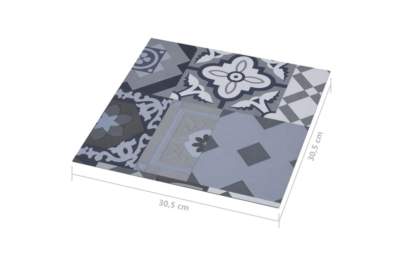 Selvklebende gulvplanker 20 stk PVC 1,86 m² farget mønster - Flerfarget - Laminatgulv kjøkken - Laminatgulv
