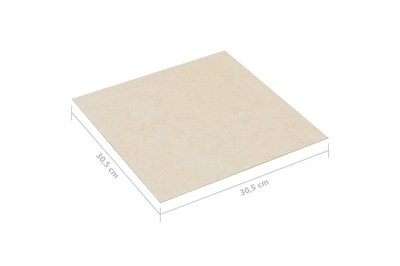 Selvklebende gulvplanker 20 stk PVC 1,86 m² beige - Beige - Hus & oppussing - Bygg - Gulv, vegg & tak - Gulv - Laminatgulv