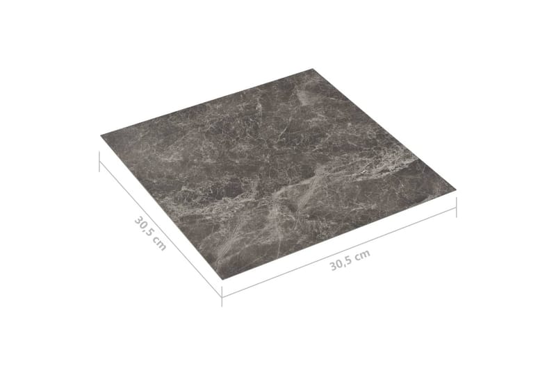 Selvklebende gulvplanker 20 stk PVC 1,86 m² svart marmor - Svart - Hus & oppussing - Bygg - Gulv, vegg & tak - Gulv - Laminatgulv
