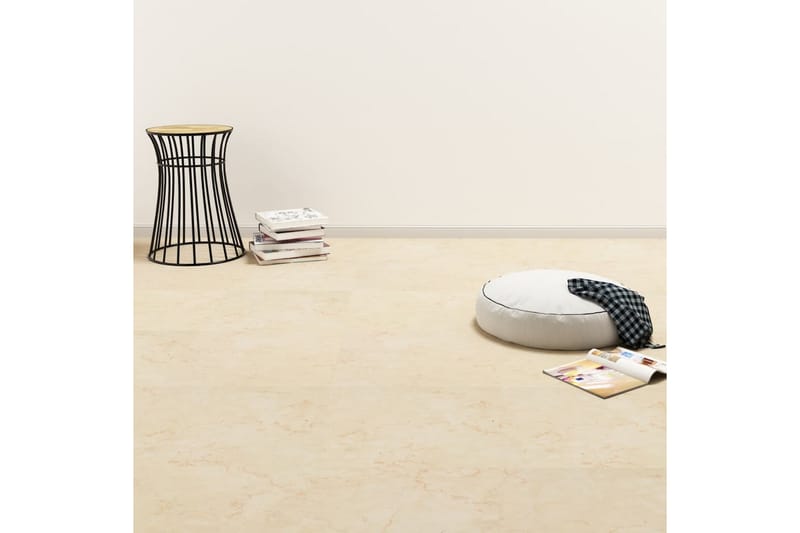 Selvklebende gulvplanker 20 stk PVC 1,86 m² beige - Beige - Hus & oppussing - Bygg - Gulv, vegg & tak - Gulv - Laminatgulv