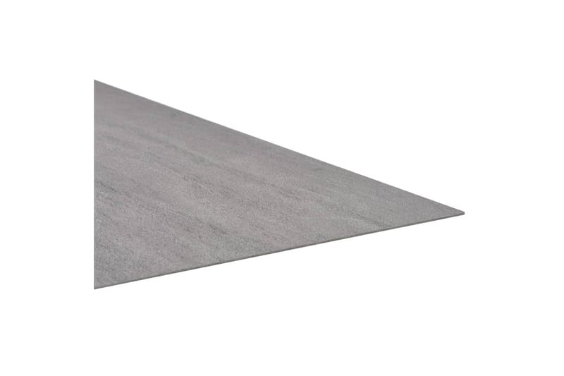 Selvklebende gulvplanker 20 stk PVC 1,86 m² grå streker - Grå - Hus & oppussing - Bygg - Gulv, vegg & tak - Gulv - Laminatgulv