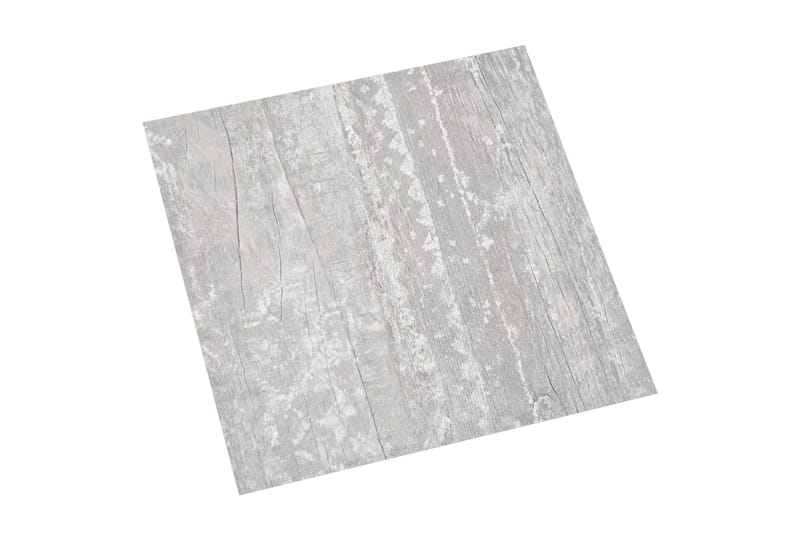Selvklebende gulvplanker 20 stk PVC 1,86 m² grå - Grå - Treheller & trefliser balkong - Vinylgulv & plastgulv - Gulvplater & plastplater