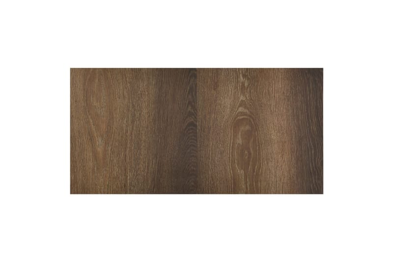 Selvklebende gulvplanker 20 stk PVC 1,86 m² brun - Brun - Hus & oppussing - Bygg - Gulv, vegg & tak - Gulv - Vinylgulv & plastgulv