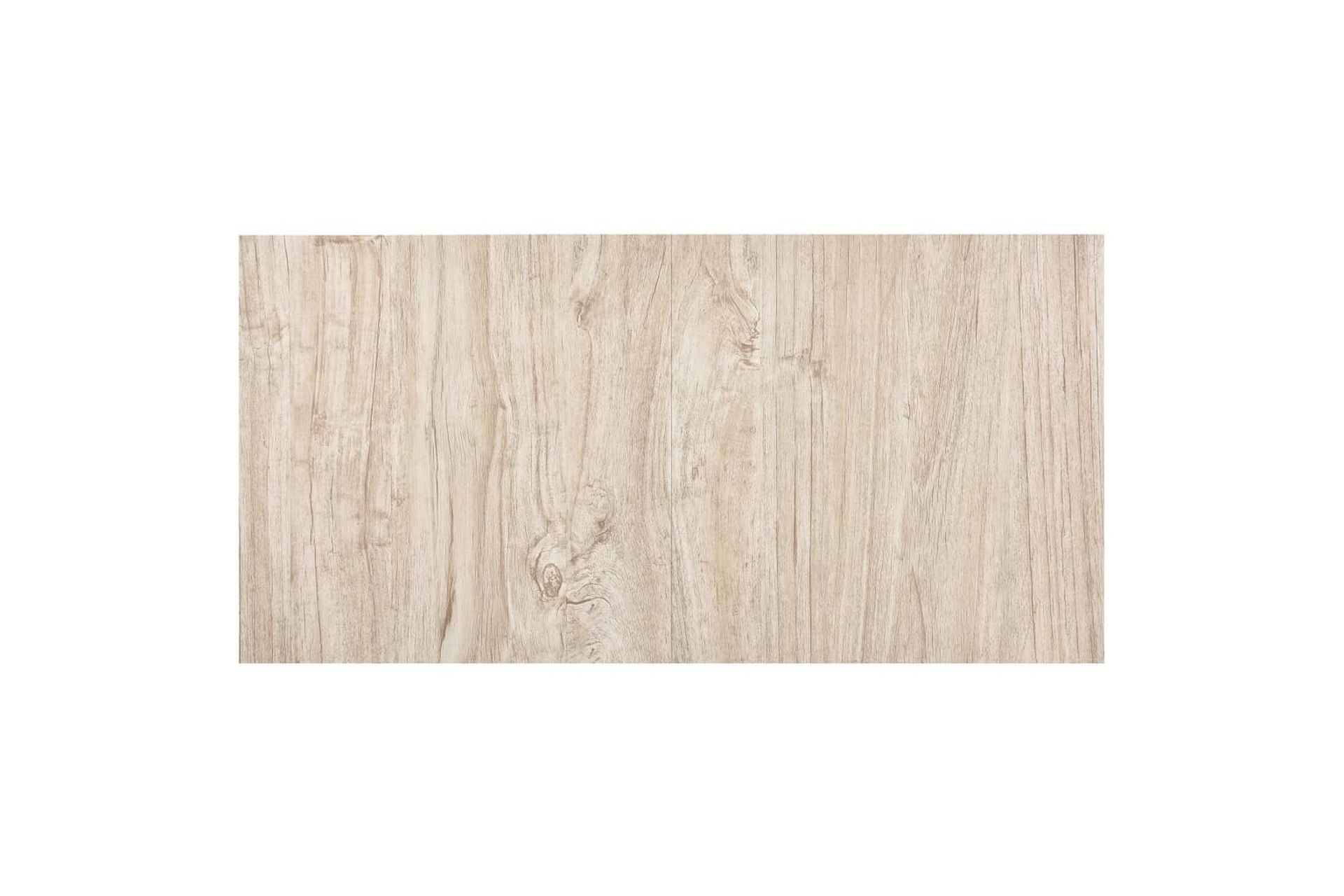 Selvklebende gulvplanker 20 stk PVC 1,86 m² lysebrun - Brun - Hus & oppussing - Bygg - Gulv, vegg & tak - Gulv - Vinylgulv & plastgulv