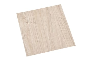 Selvklebende gulvplanker 20 stk PVC 1,86 m² lysebrun - Brun - Hus & oppussing - Bygg - Gulv, vegg & tak - Gulv - Vinylgulv & plastgulv