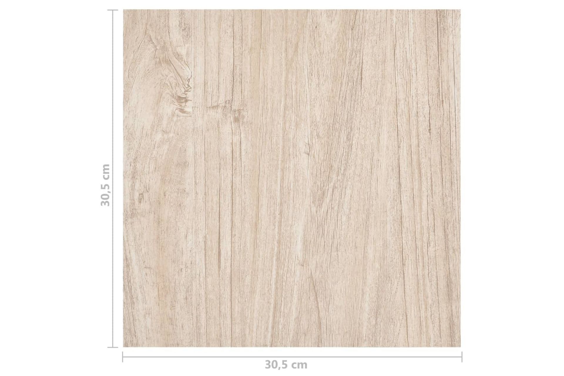 Selvklebende gulvplanker 20 stk PVC 1,86 m² lysebrun - Brun - Hus & oppussing - Bygg - Gulv, vegg & tak - Gulv - Vinylgulv & plastgulv