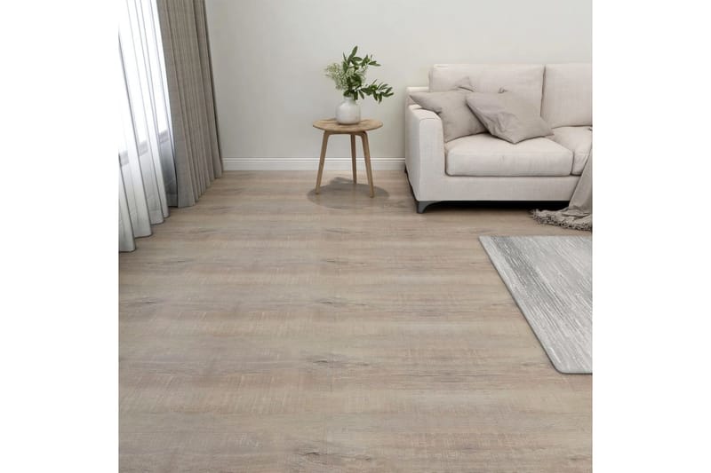 Selvklebende gulvplanker 20 stk PVC 1,86 m² gråbrun - Taupe - Hus & oppussing - Bygg - Gulv, vegg & tak - Gulv - Vinylgulv & plastgulv