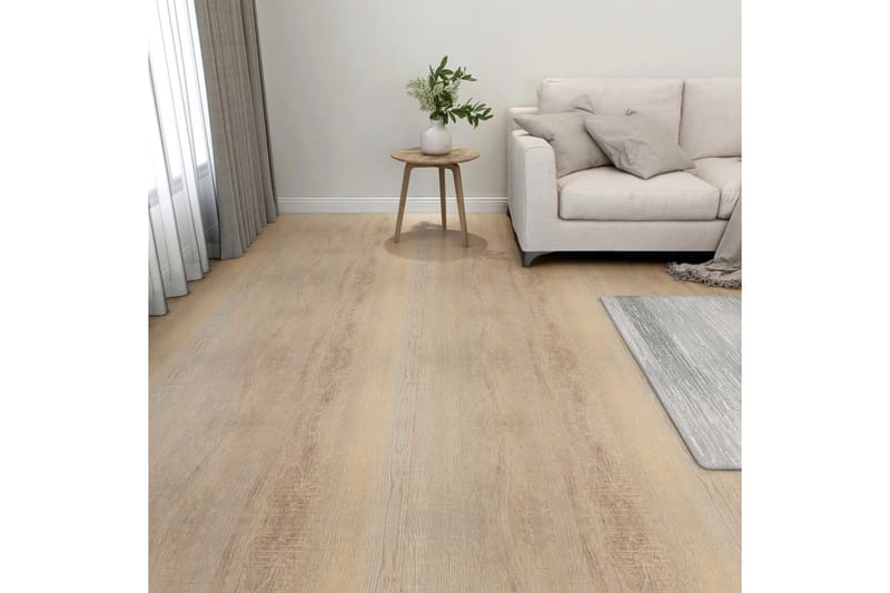 Selvklebende gulvplanker 20 stk PVC 1,86 m² brun - Brun - Hus & oppussing - Bygg - Gulv, vegg & tak - Gulv - Vinylgulv & plastgulv