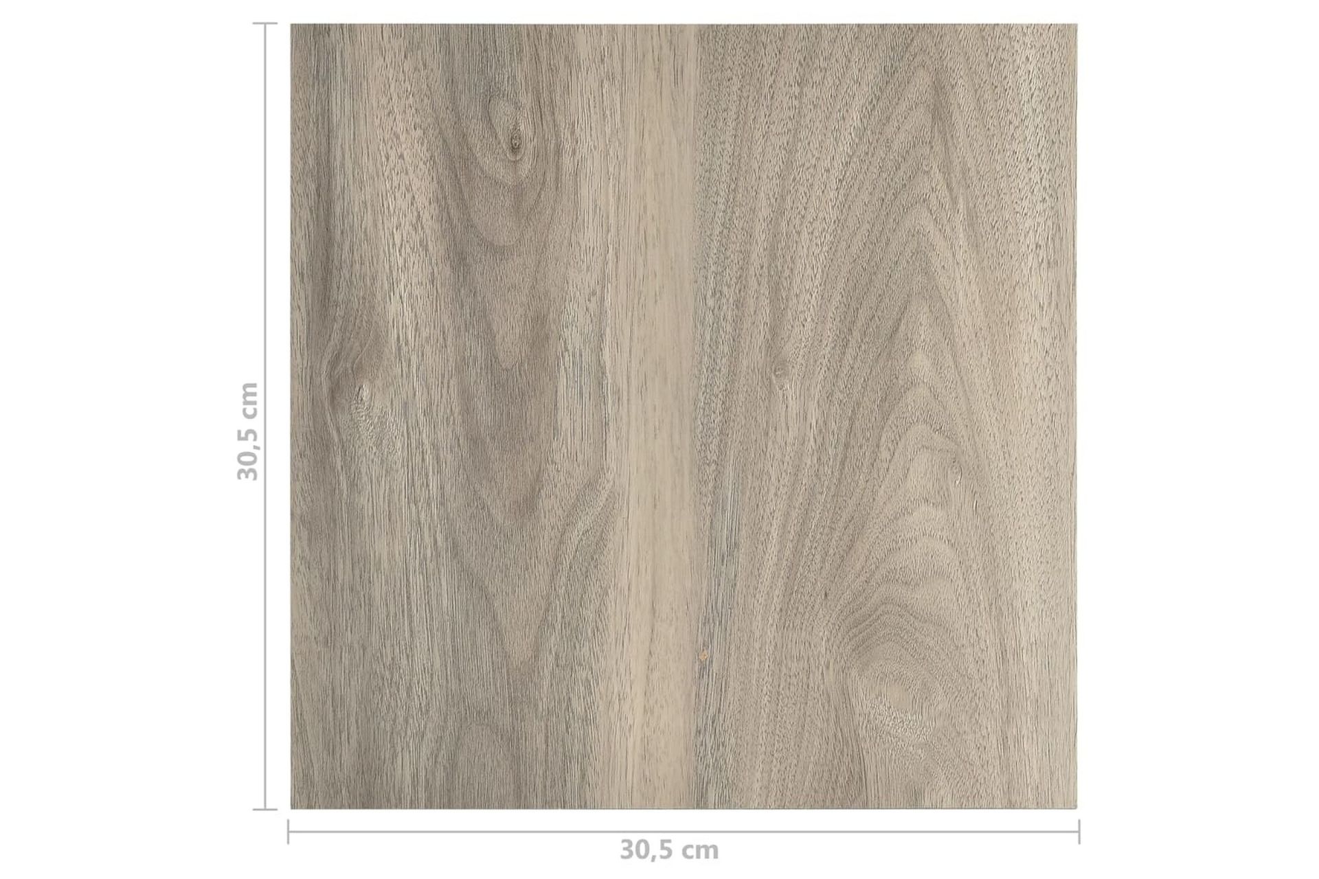 Selvklebende gulvplanker 20 stk PVC 1,86 m² gråbrun - Taupe - Hus & oppussing - Bygg - Gulv, vegg & tak - Gulv - Gulvplater & plastplater