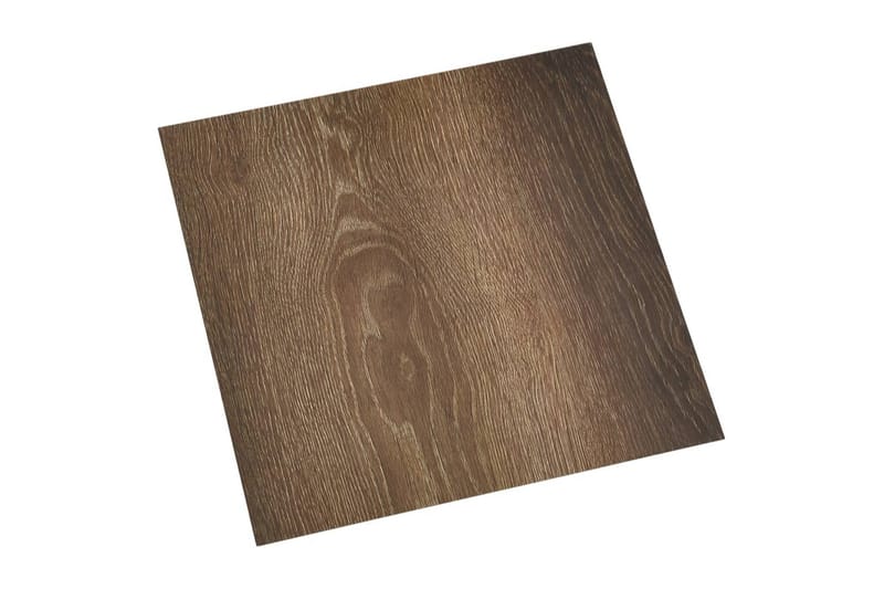 Selvklebende gulvplanker 20 stk PVC 1,86 m² brun - Brun - Hus & oppussing - Bygg - Gulv, vegg & tak - Gulv - Vinylgulv & plastgulv