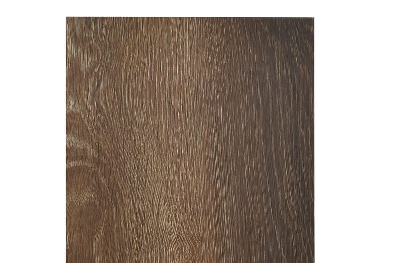 Selvklebende gulvplanker 20 stk PVC 1,86 m² brun - Brun - Hus & oppussing - Bygg - Gulv, vegg & tak - Gulv - Vinylgulv & plastgulv