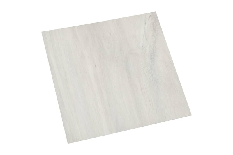 Selvklebende gulvplanker 55 stk PVC 5,11 m² kremhvit - Krem - Treheller & trefliser balkong - Vinylgulv & plastgulv - Gulvplater & plastplater