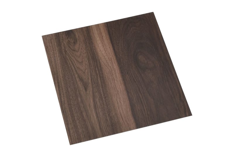 Selvklebende gulvplanker 55 stk PVC 5,11 m² mørkebrun - Brun - Treheller & trefliser balkong - Vinylgulv & plastgulv - Gulvplater & plastplater