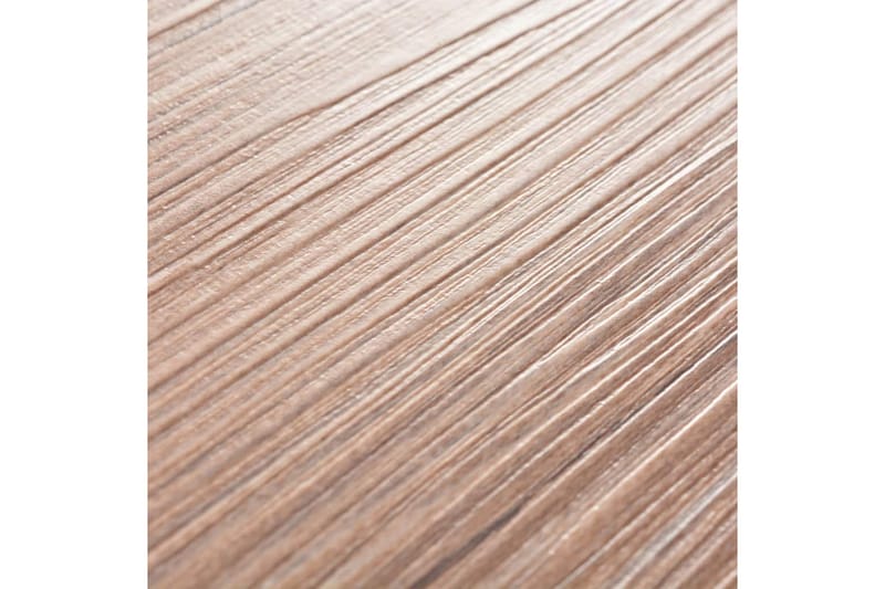 Selvklebende gulvplanker PVC 5,02 m² 2 mm brun eik - Treheller & trefliser balkong - Vinylgulv & plastgulv - Gulvplater & plastplater