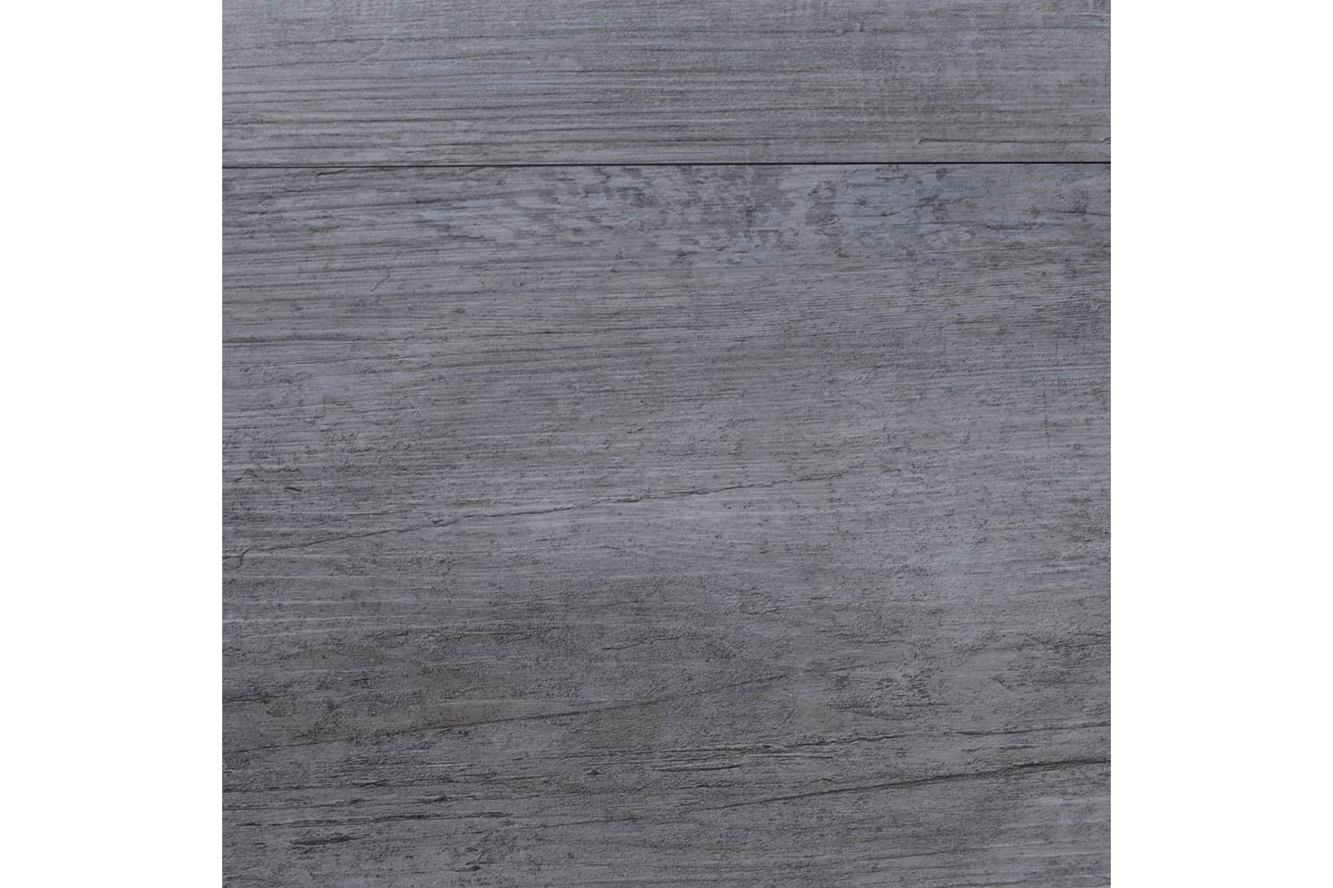 Selvklebende PVC-gulvplanker 5,21 m² 2 mm matte grå tre - Grå - Hus & oppussing - Bygg - Gulv, vegg & tak - Gulv - Vinylgulv & plastgulv