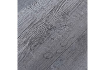 Selvklebende PVC-gulvplanker 5,21 m² 2 mm matte grå tre - Grå - Hus & oppussing - Bygg - Gulv, vegg & tak - Gulv - Vinylgulv & plastgulv
