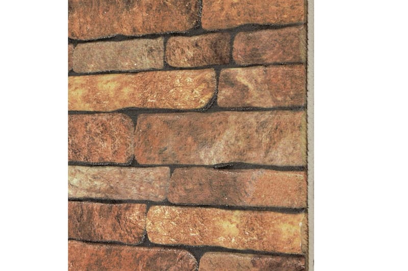 3D veggpaneler med brunt mursteindesign 10 stk EPS - Hus & oppussing - Bygg - Gulv, vegg & tak - Gulv & veggkledning - Veggpanel & panelplate