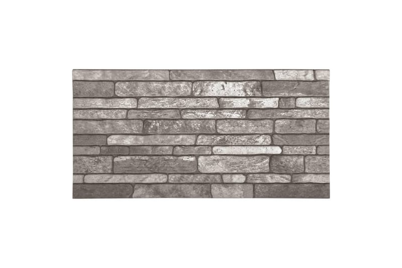 3D veggpaneler med mørkegrått mursteindesign 10 stk EPS - Hus & oppussing - Bygg - Gulv, vegg & tak - Gulv & veggkledning - Veggpanel & panelplate