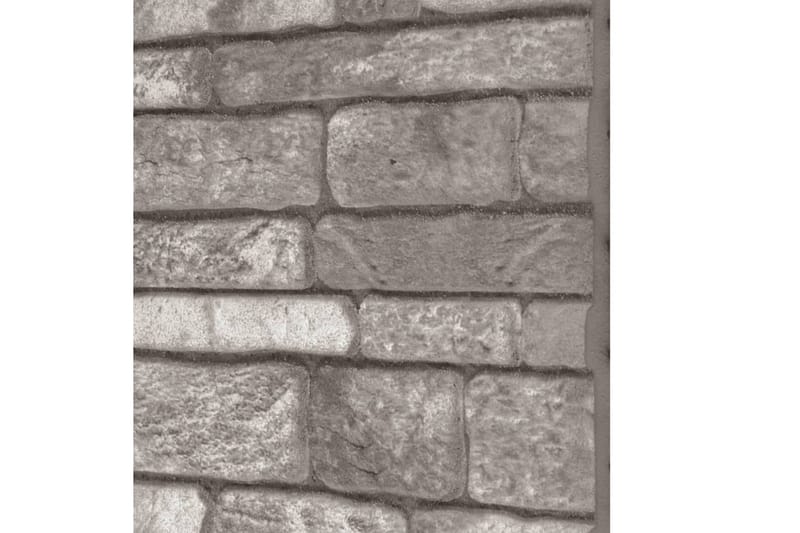 3D veggpaneler med mørkegrått mursteindesign 10 stk EPS - Hus & oppussing - Bygg - Gulv, vegg & tak - Gulv & veggkledning - Veggpanel & panelplate