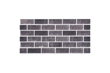 3D veggpaneler med svart og grått mursteindesign 10 stk EPS - Hus & oppussing - Bygg - Gulv, vegg & tak - Gulv & veggkledning - Veggpanel & panelplate