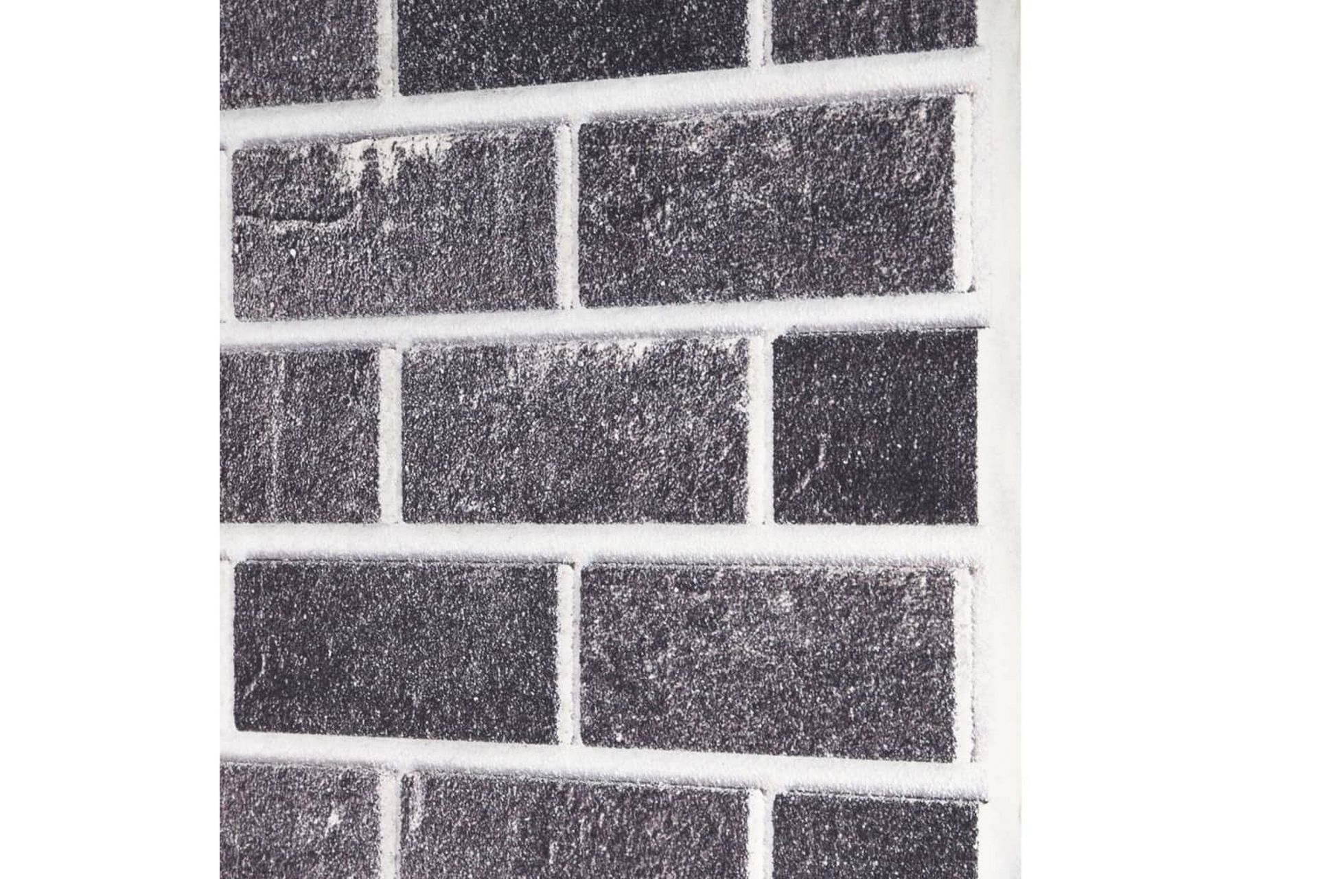 3D veggpaneler med svart og grått mursteindesign 10 stk EPS - Hus & oppussing - Bygg - Gulv, vegg & tak - Gulv & veggkledning - Veggpanel & panelplate