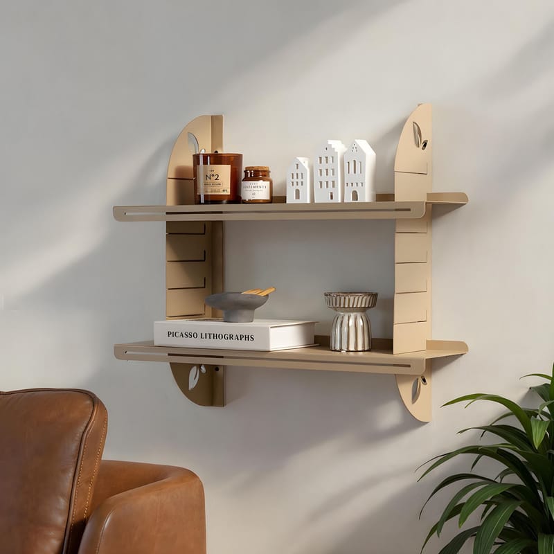 Clavor vegghylle 70 cm - Taupe - Oppbevaring - Hyller - Vegghylle