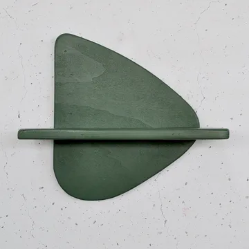 Dekorativ vegghylle i tre Hanah Home Magna (35 x 32 x 11 cm) Mørkegrønn - Hus & oppussing - Bygg - Gulv, vegg & tak - Gulv & veggkledning - Veggplater
