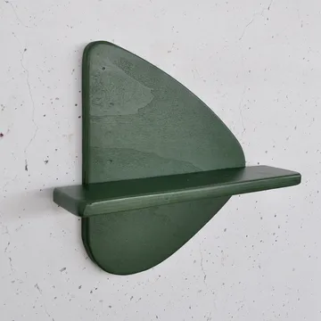 Dekorativ vegghylle i tre Hanah Home Magna (35 x 32 x 11 cm) Mørkegrønn - Hus & oppussing - Bygg - Gulv, vegg & tak - Gulv & veggkledning - Veggplater