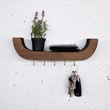 Dekorativ vegghylle i tre Hanah Home Rafnet (33 x 11 x 7 cm) - Hus & oppussing - Bygg - Gulv, vegg & tak - Gulv & veggkledning - Veggplater