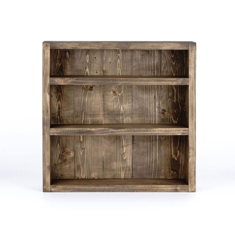Dekorativ vegghylle i tre Wallxpert Rafello (42 x 42 x 9 cm) Tre - Tre (naturlig trefinish) - Hus & oppussing - Bygg - Gulv, vegg & tak - Gulv & veggkledning - Veggplater