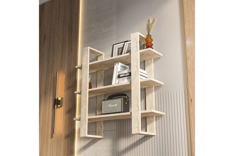 Draven Veggbrett 90x90 cm - Travertin - Hus & oppussing - Bygg - Gulv, vegg & tak - Gulv & veggkledning - Veggplater