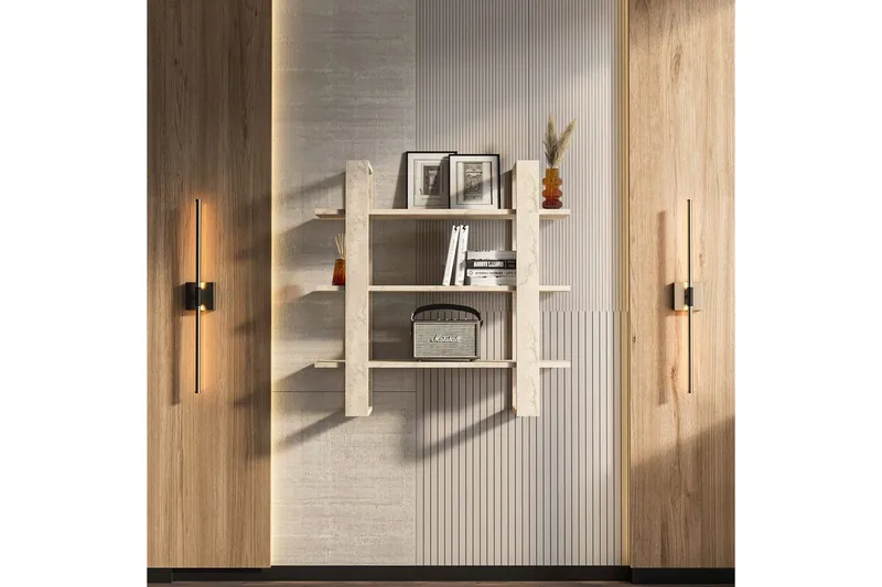 Draven Veggbrett 90x90 cm - Travertin - Hus & oppussing - Bygg - Gulv, vegg & tak - Gulv & veggkledning - Veggplater