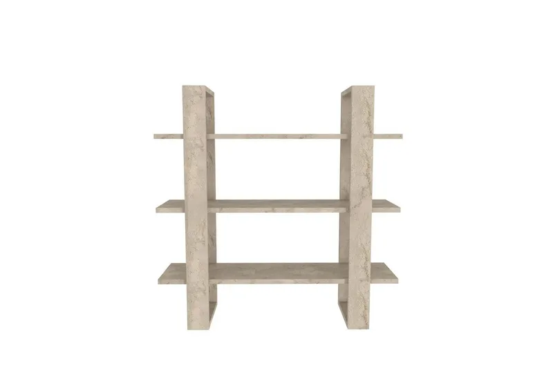 Draven Veggbrett 90x90 cm - Travertin - Oppbevaring - Hyller - Vegghylle